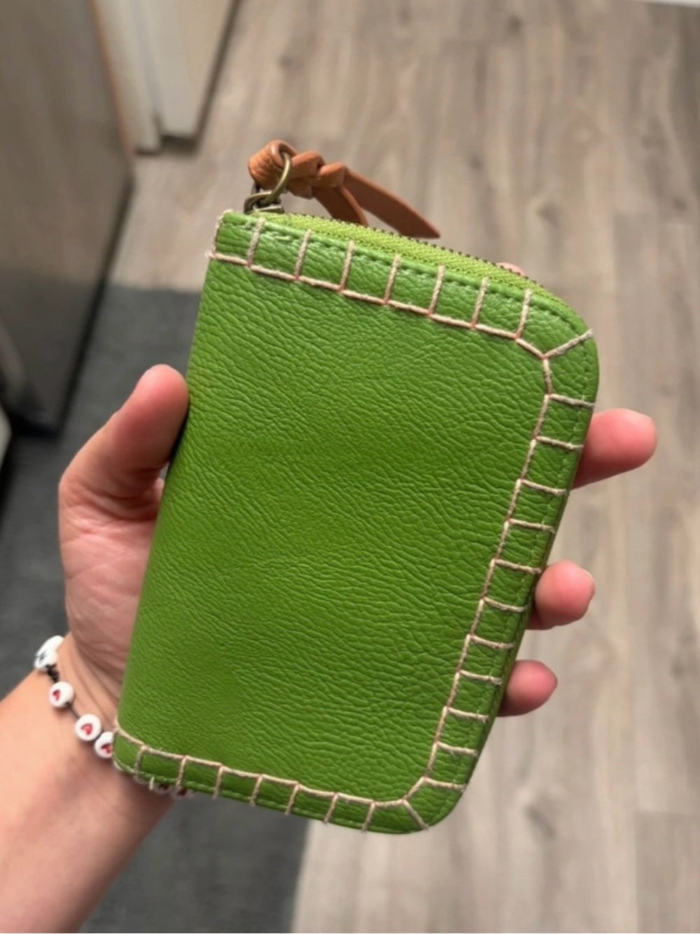 Green Leather Zip Wallet - Universal Thread